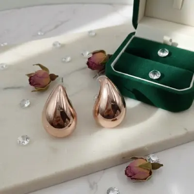 Curved Hoop Earrings