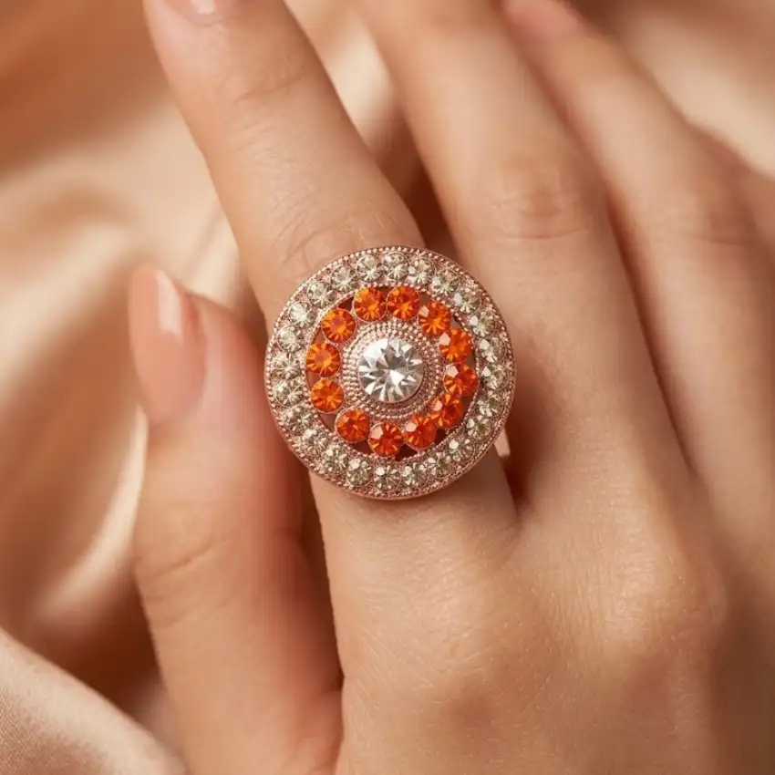 Crystal Studded Ring