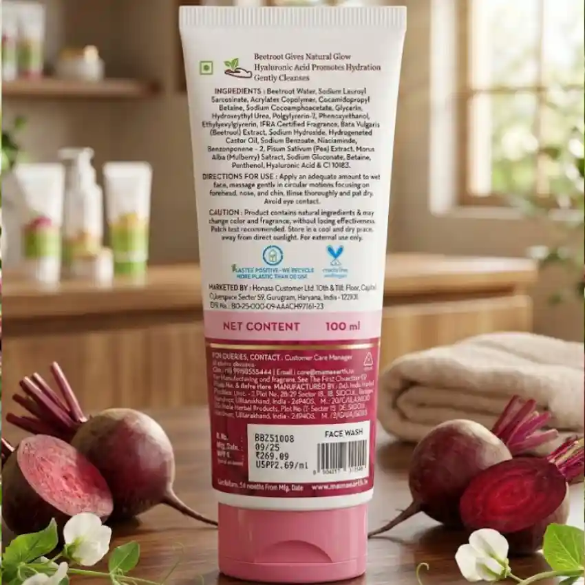 Mamaearth Beetroot Hydrafull Face Wash