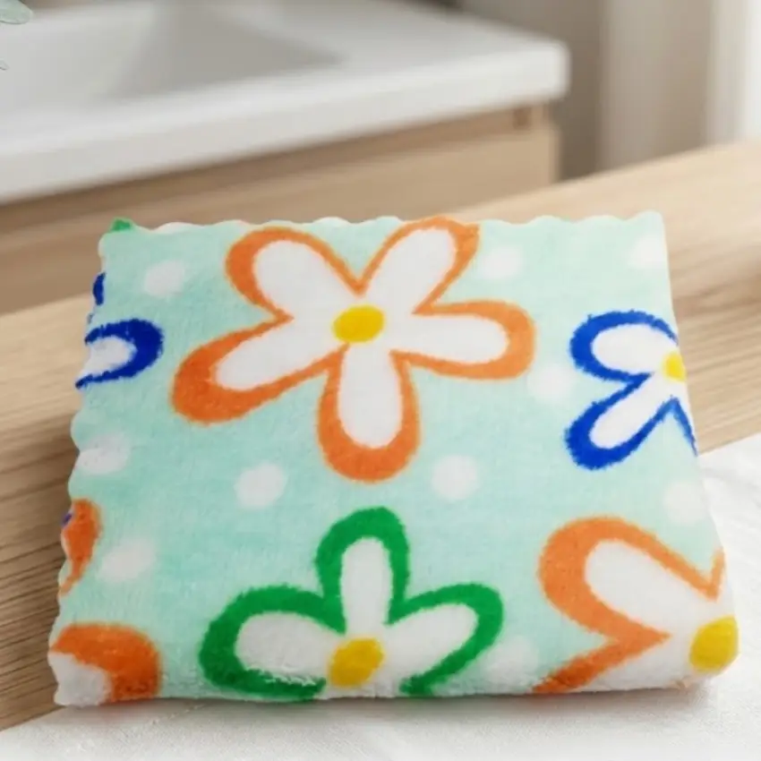  Handkerchief | Hanky For Women  Floral Patterned Microfiber Cloth