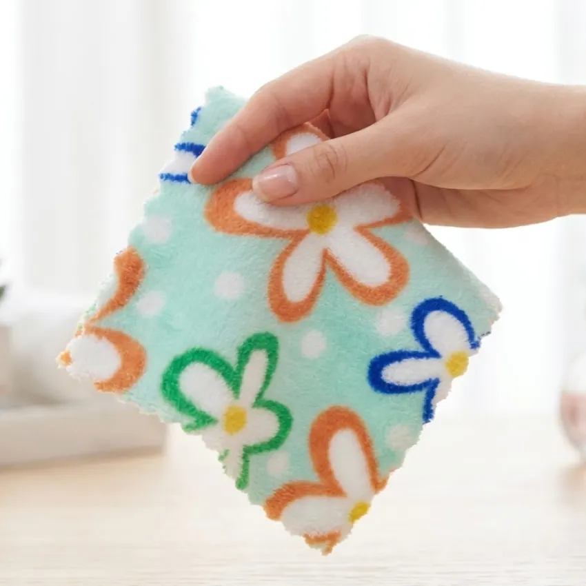  Handkerchief | Hanky For Women  Floral Patterned Microfiber Cloth