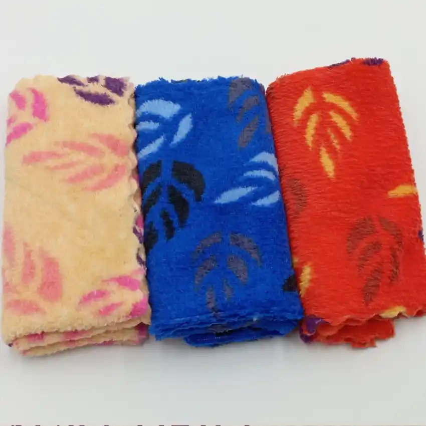 Printed Fleece Handkerchief | Hanky For Women