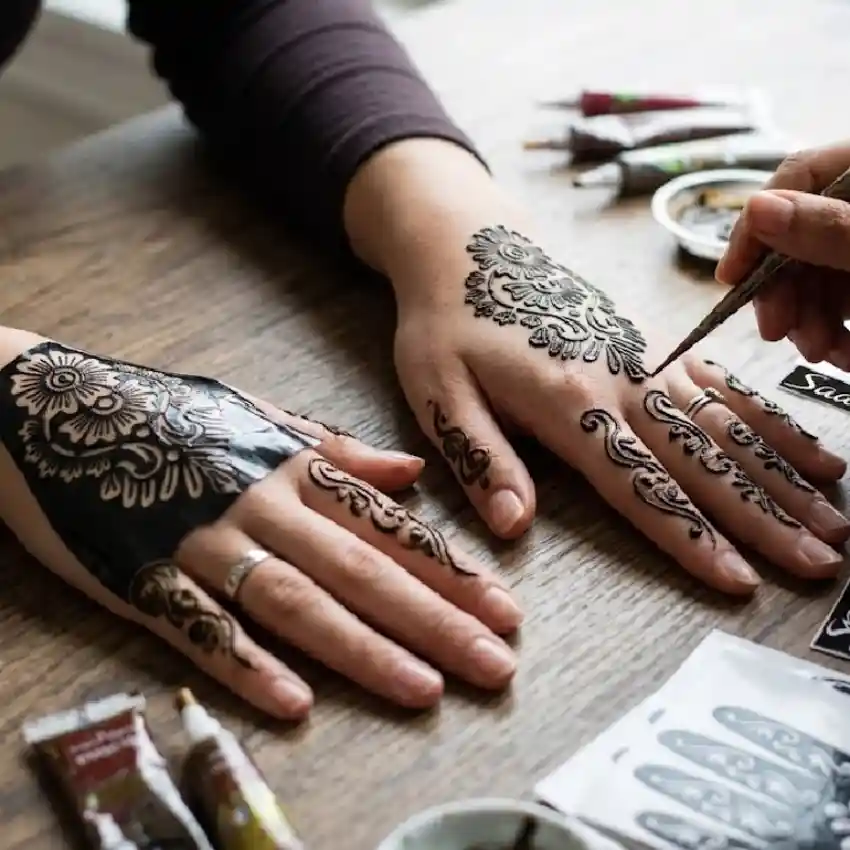 Henna Tattoo Stencil