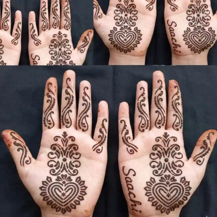 Henna Hand Stencil