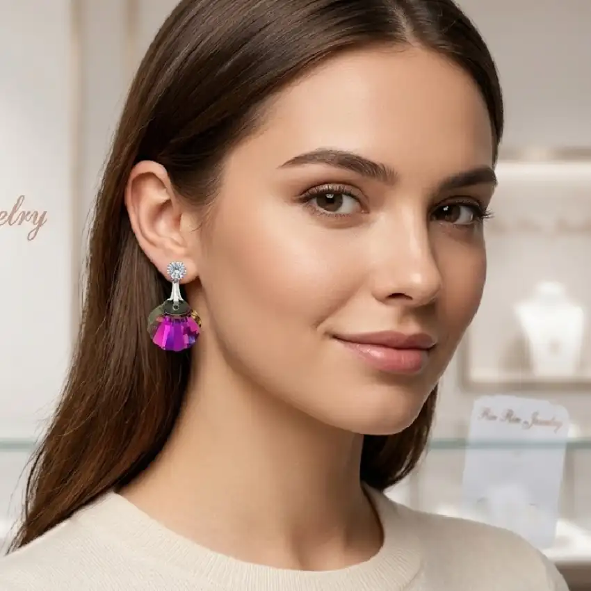 Crystal Stud Earrings