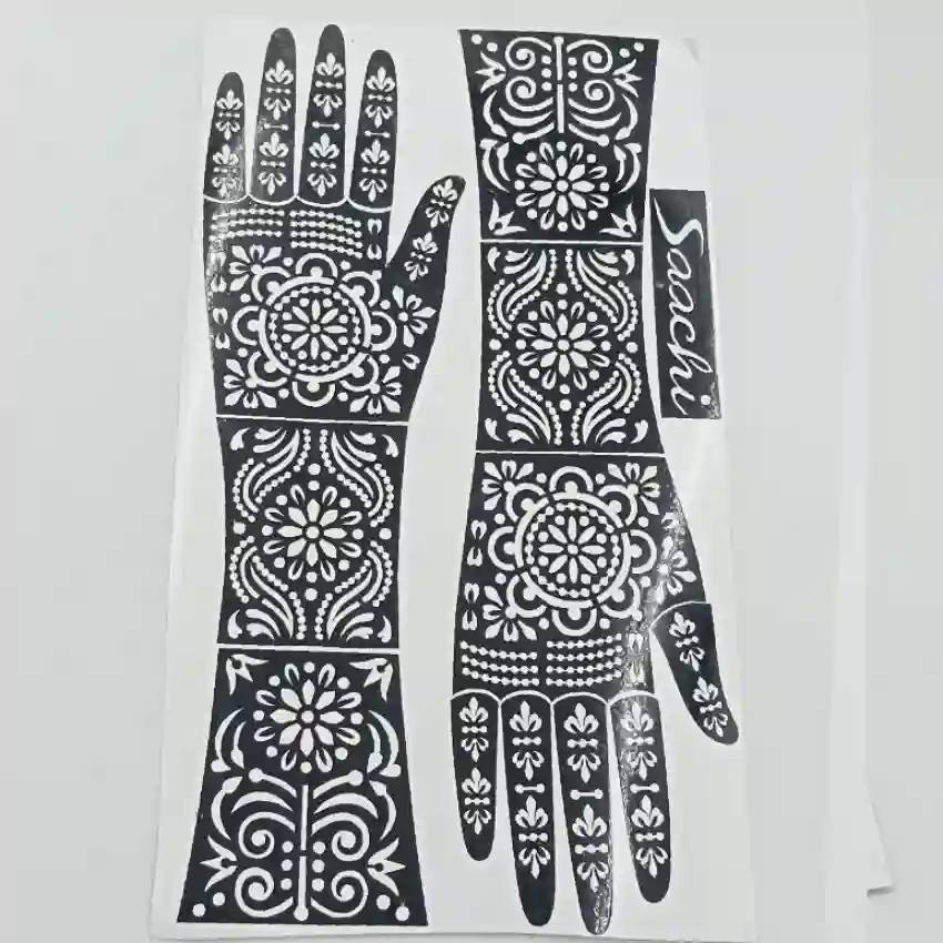 Henna Tattoo Stencil