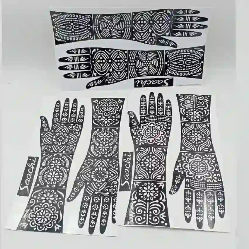 Henna Tattoo Stencil
