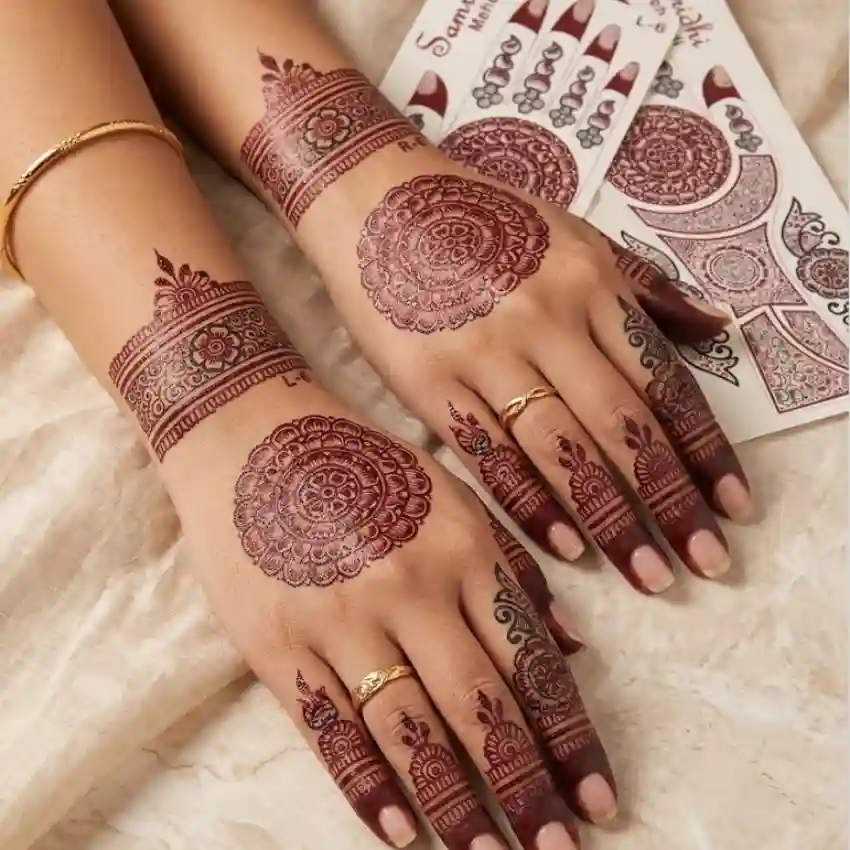 Samidhi Mehendi Stencil
