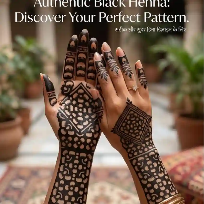 Henna Hand Stencil