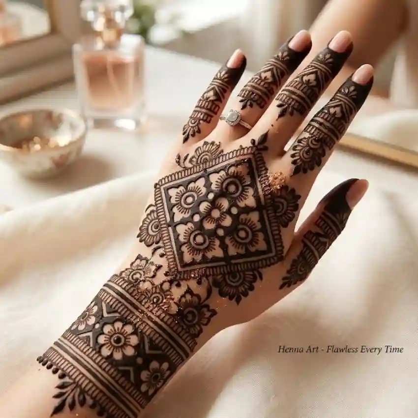 Henna Tattoo Stencil