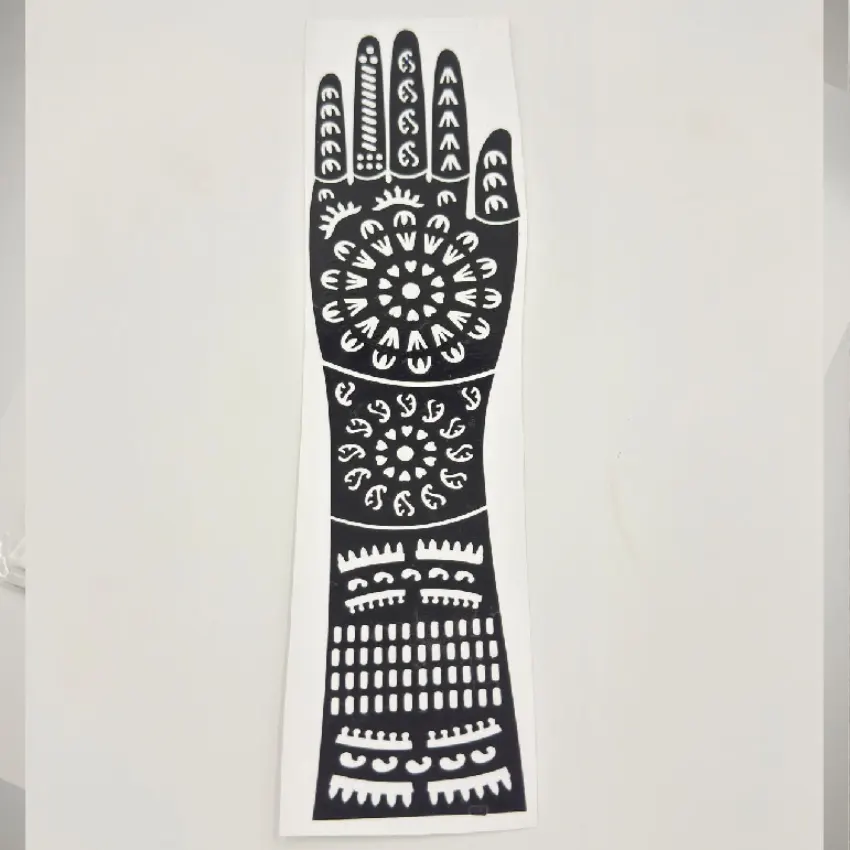 Henna Tattoo Stencil