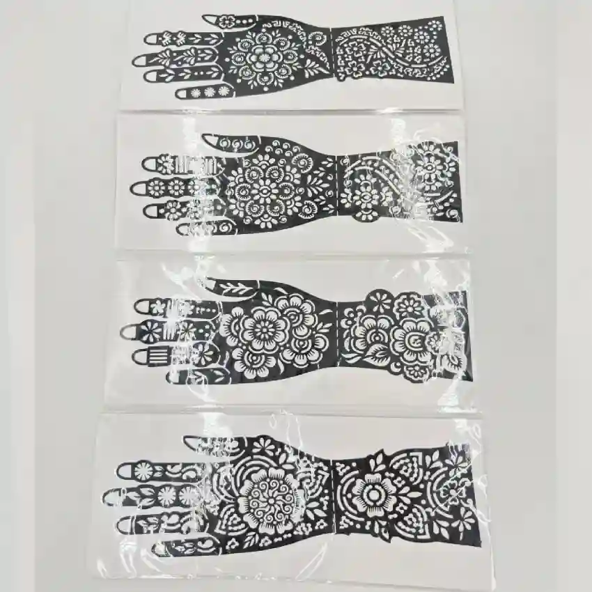 Henna Tattoo Stencil