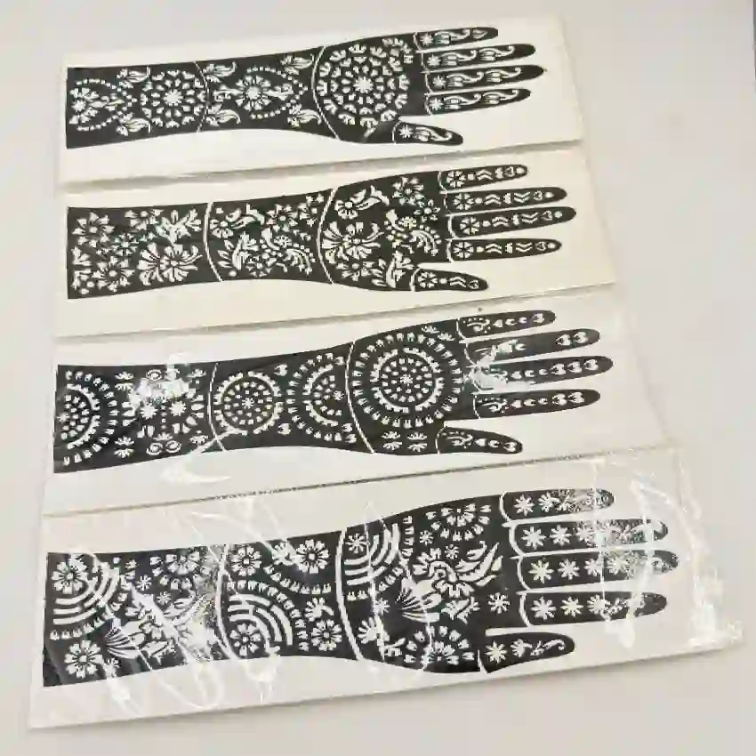Henna Tattoo Stencil Set